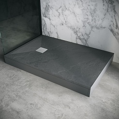 Grossman Экран для поддона Strong 100x90 GR-S2901001Q черный – фотография-4